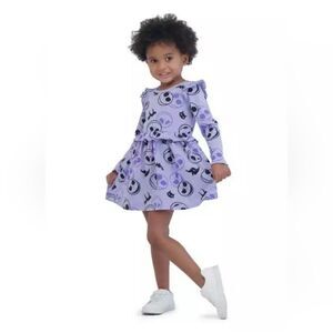Nwt Nightmare Before Christmas Toddler Girl Size 18 months Printed Dress